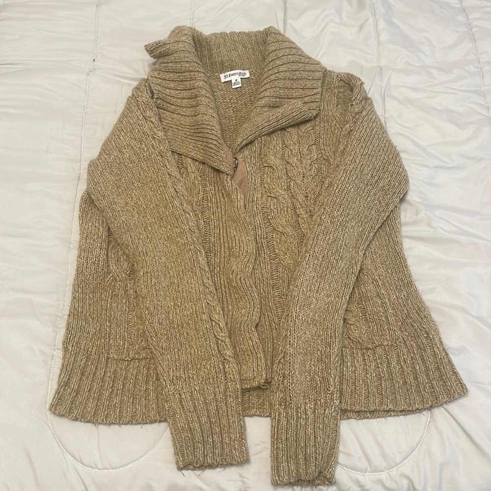 St. John’s Bay Tan Sweater- Size Medium